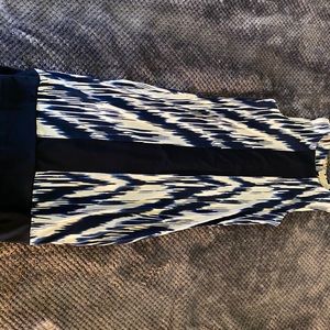 Michael Kors blue and white dress